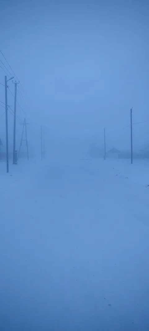 This is how - 50° looks like in Russia.