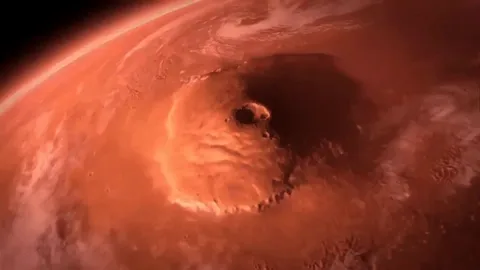 Mars' Olympus Mons is the highest planetary mountain in the solar system