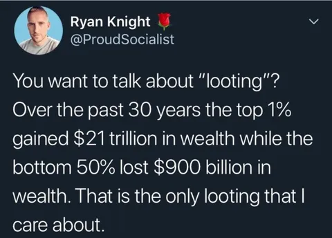 Systematic theft masks as economy!