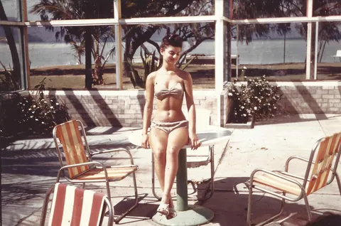 My Grandma aged 18 photographed by my Poppa while on their honeymoon in 1960.