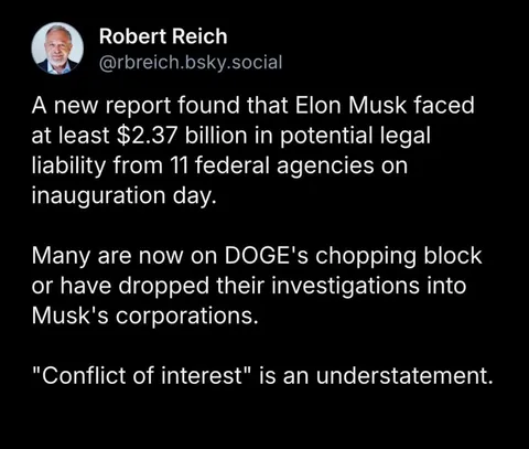 Musk’s legal mess: Trump’s conflict of interest