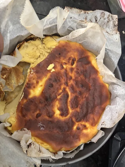 Husband butchered the cheesecake