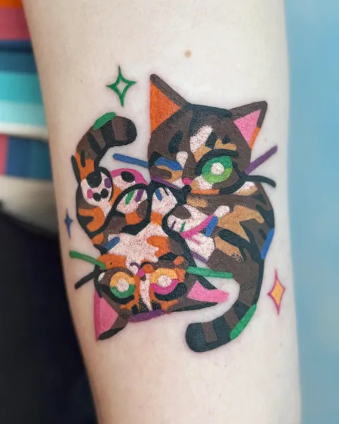 another cat tattoo I did @kwakttoo/Toronto