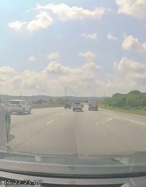 Managed to get in a wreck by himself [oc]