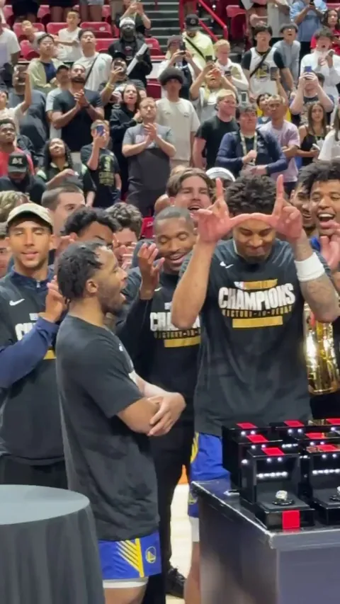 [All-Access] On the Court with the Summer League Champion Warriors as Yaxel Lendeborg wins the NBA Summer League Championship MVP.