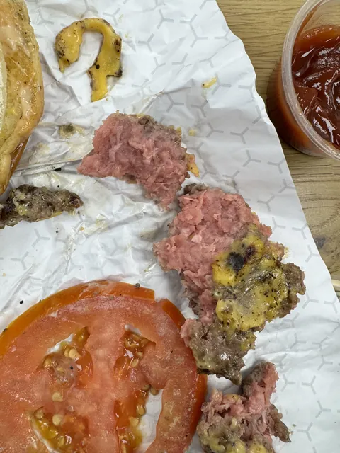 I think I ate half a raw burger before realizing from Urban plates 😭😭😭