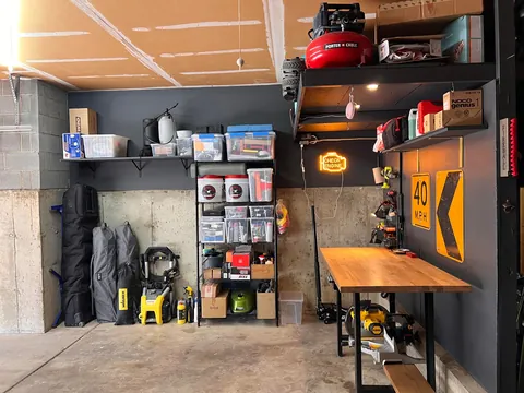 Surprised my husband with a little garage makeover