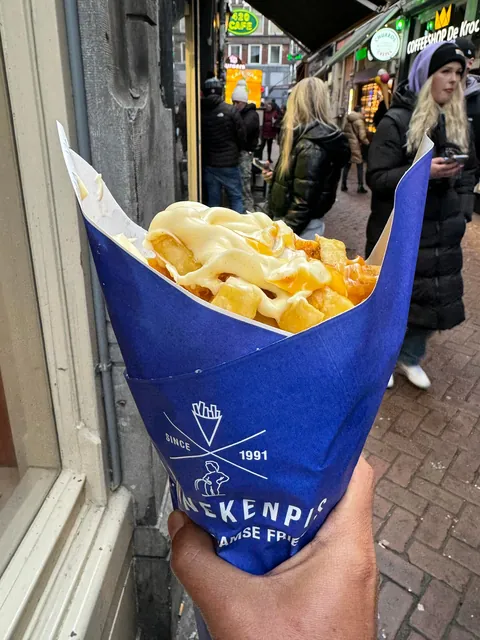 [i ate] Patat in Amsterdam.