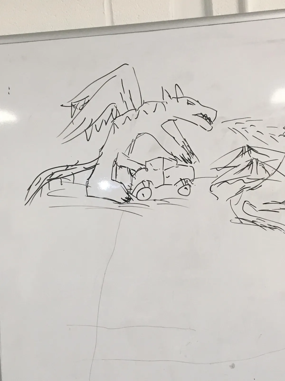 My friend drew this at lunch today