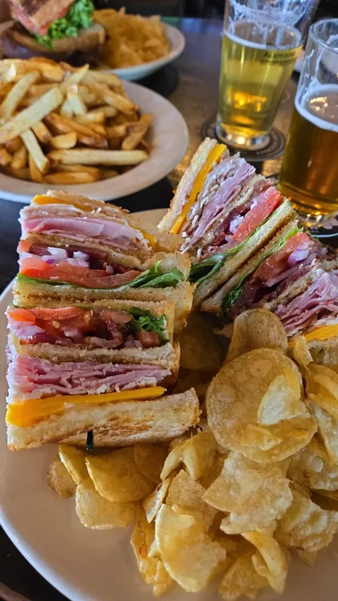 [I ate] a club sandwich