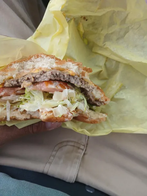 [I ate] $2 cheeseburger at my local burger joint