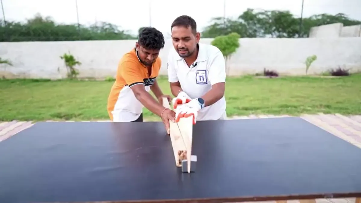 when monster magnets are joined with proper technique VS when monster magnets are joined directly.