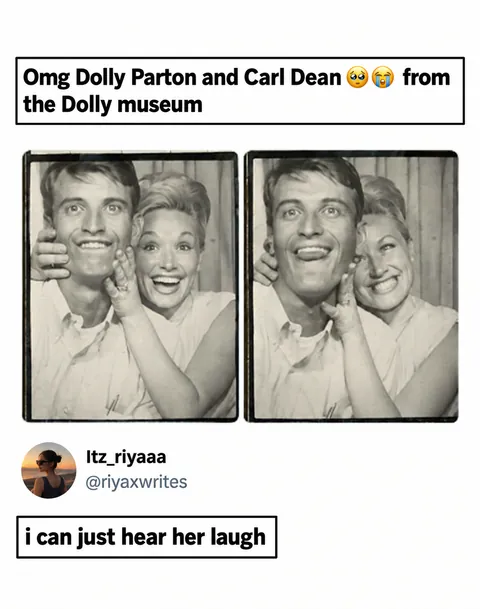 can just hear her legendary laugh through this picture. They are so pure!