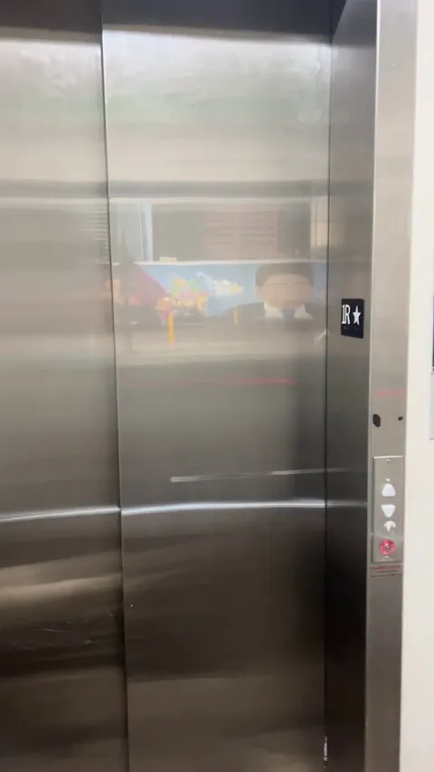 Door slit projecting image in my apartment