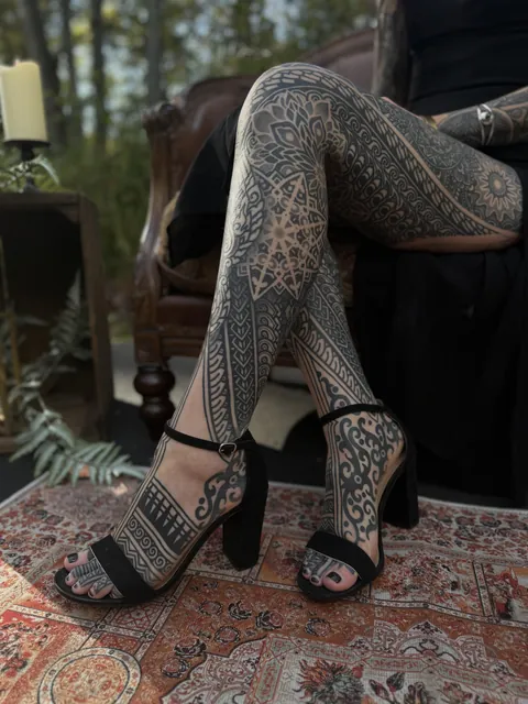 Healed feet by me Michelle Lynn Tattoo- Pittsburgh, PA at Somewhere Good. Legs by Thomas Hooper Brighton UK - Nowhere