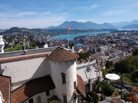 Room with a view. Lucerne Switzerland