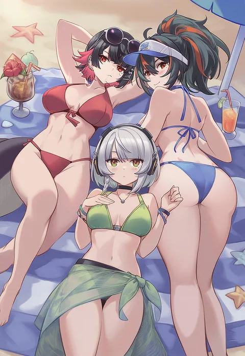 Ellen Joe, Anby Demara and Zhu Yuan [Zenless Zone Zero]