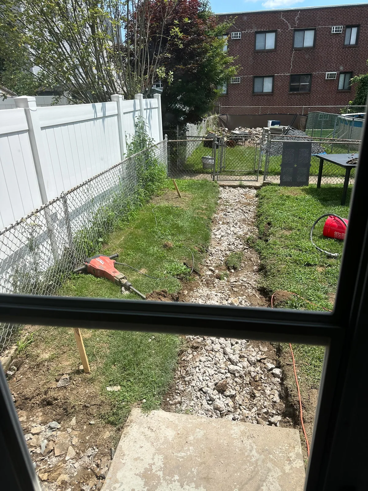I built a patio