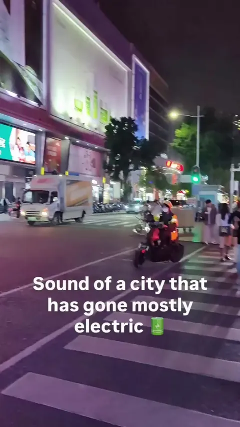 Sound of a City with mostly EV traffic