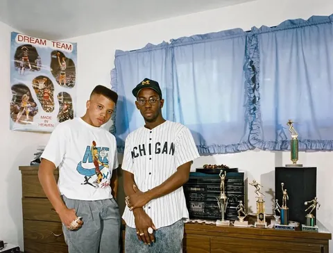 Teenagers in their rooms, 1980s–90s.
