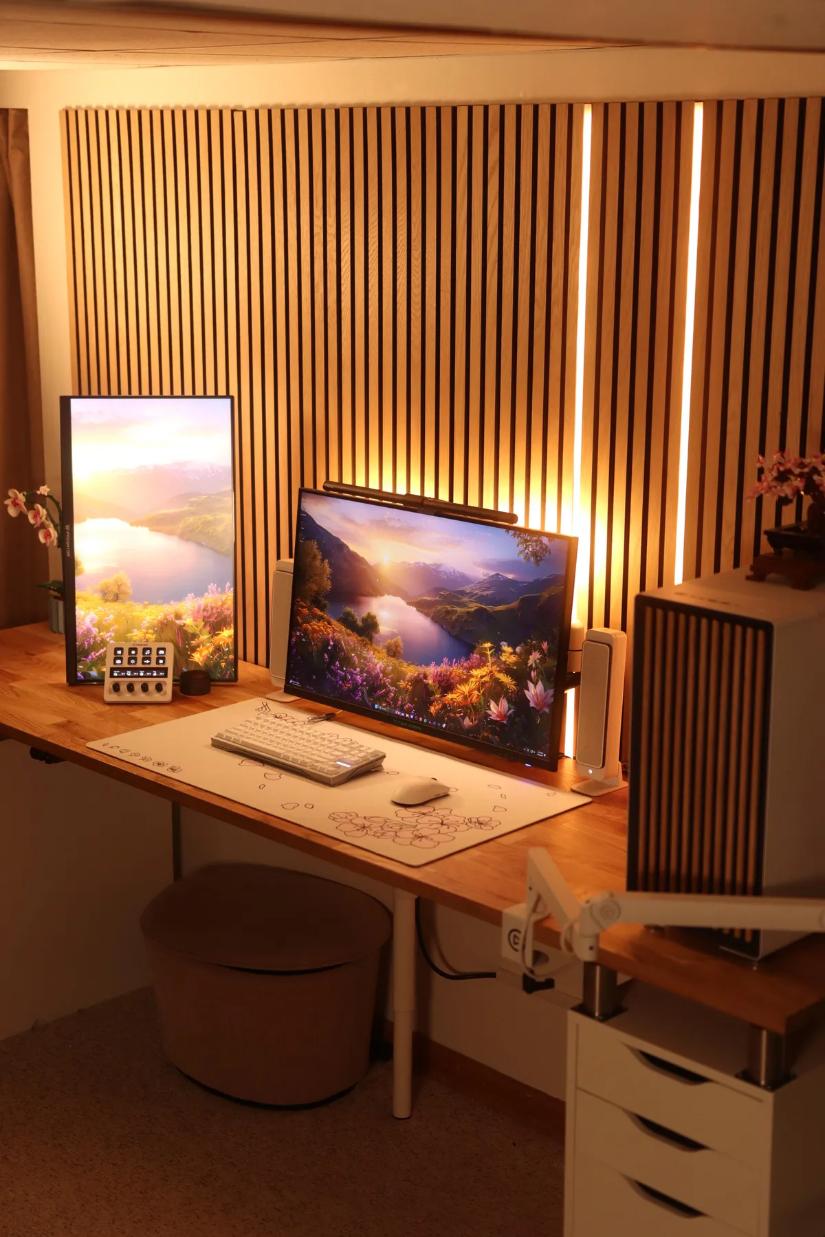 My warm and cozy setup