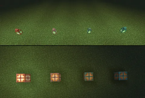 Copper Lanterns should lose brightness as they oxidize, like the Copper Bulbs