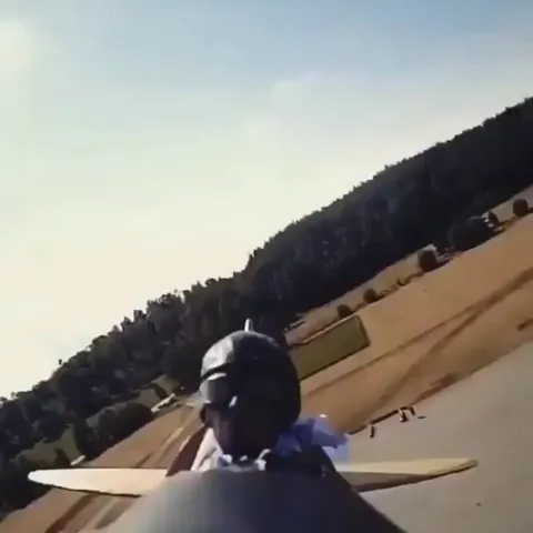 R/C airplane captures footage of bird of prey