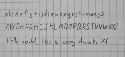 My father says my handwriting is "too feminine"