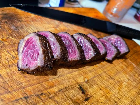 [Homemade] Steak &amp; Eggs on a Potato Pancake