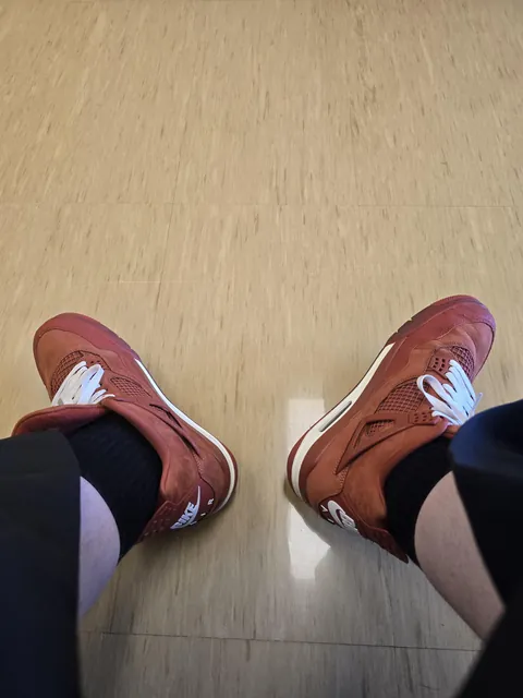 Graduating with my Master's today... School colors and whatnot