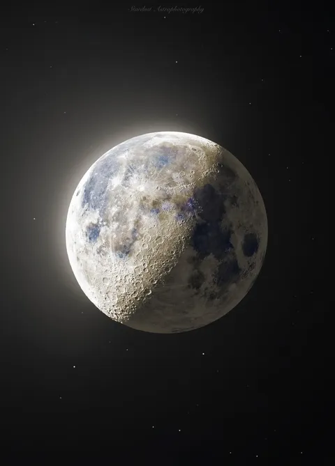 I Stacked 10,000 Images To Create My Sharpest Ever HDR Mineral Moon, in Phone Wallpaper Format