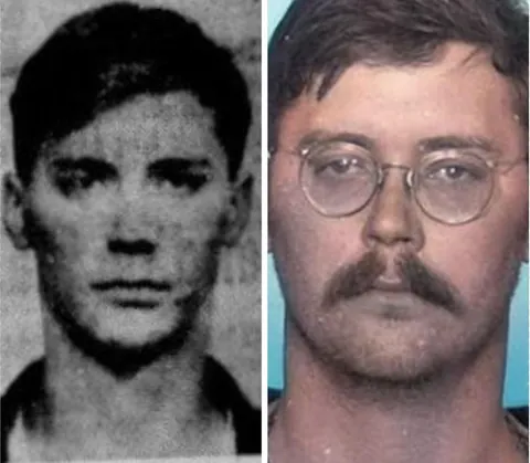 Serial killer Edmund Kemper 10 years apart (1964) vs (1974)
