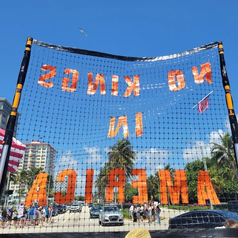No Kings Protest Ft Lauderdale Beach 6/14