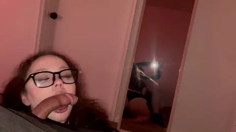 Having my husband’s friend use my throat and sending him the aftermath 🥰😩