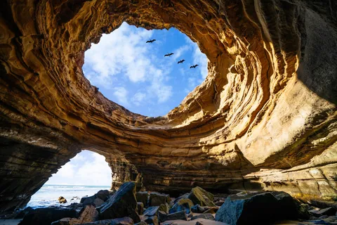 ITAP of a sea cave