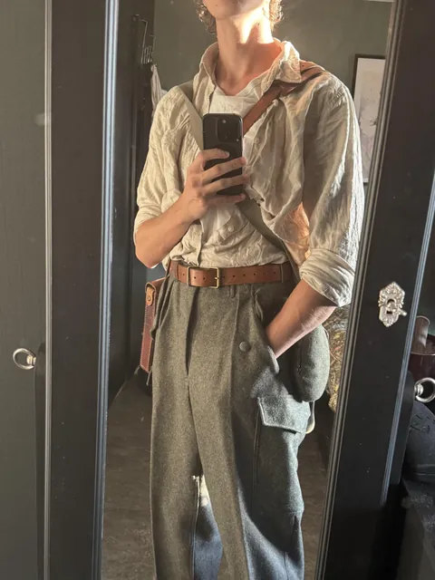 Military surplus casual outfit