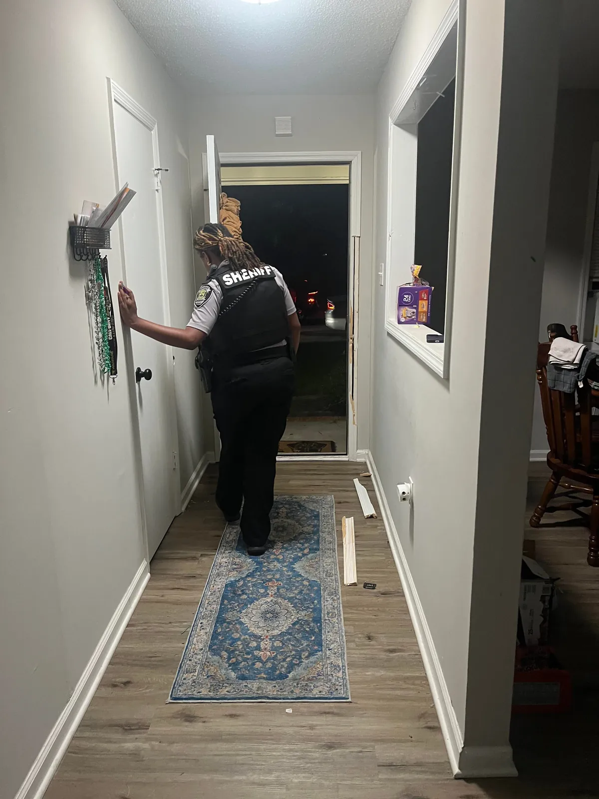 Some teens kicked in my door last night as a “prank”