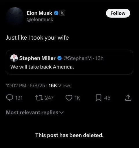 Coward to then delete it