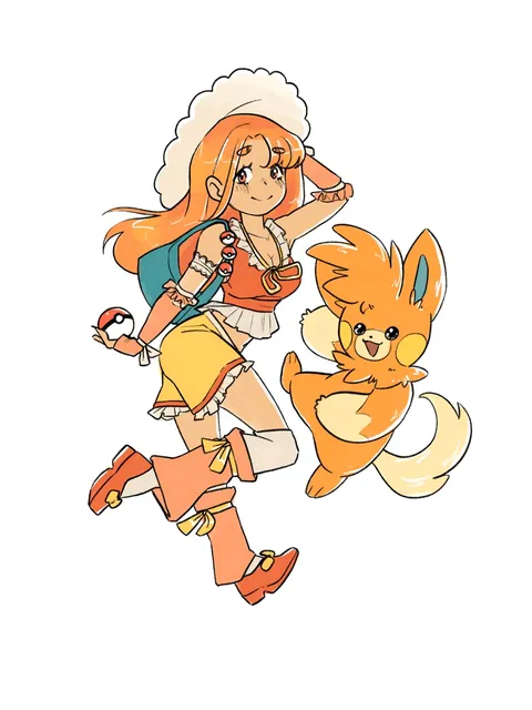 A few trainers and their partners (OC)