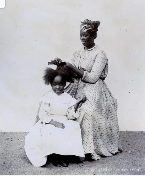 Going to the hair dresser, 1905