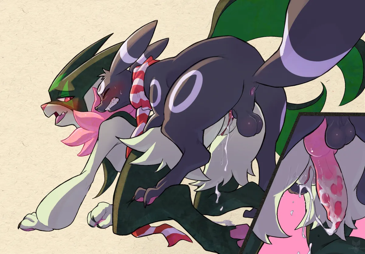 Meowscarada x Umbreon (Tenebscuro)