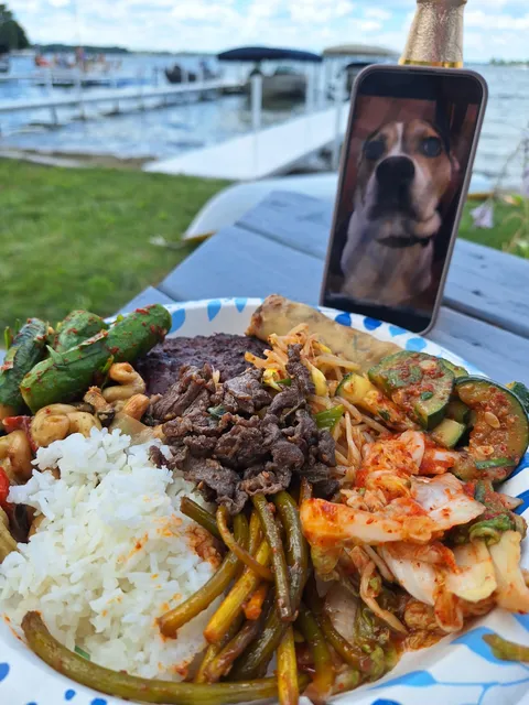 Bulgogi and various banchan [I ate]