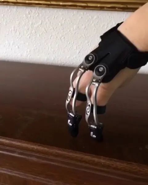 What I did the first day I got my prosthetic fingers :) it’s the small things in life