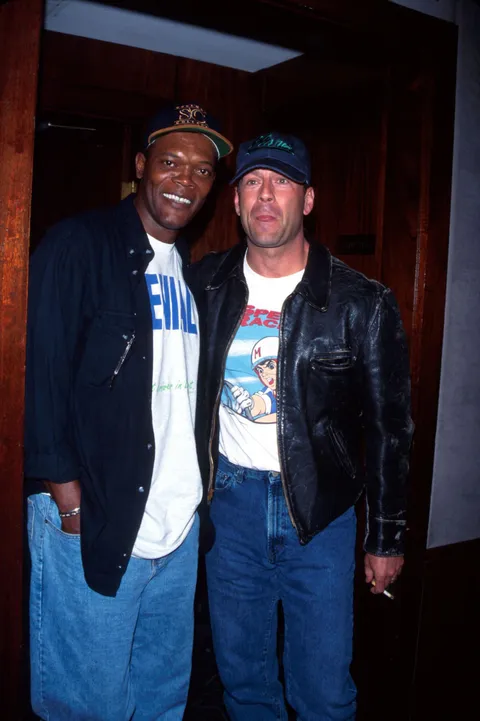 Iconic duos, Samuel L. Jackson and Bruce Willis, early 1990s