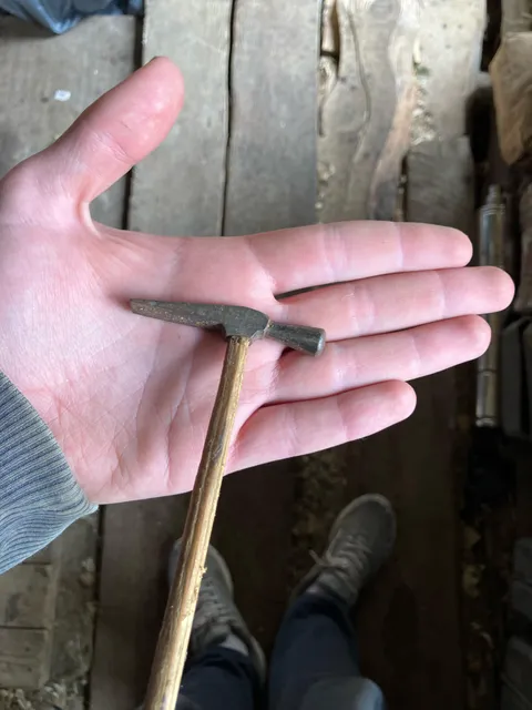 Tiny little hammer I found