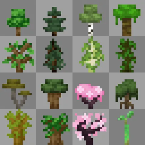 Made some little tree sprites