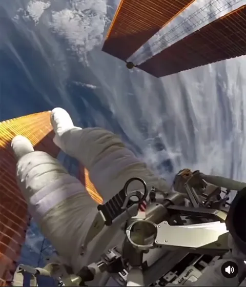 Astronaut POV from ISS