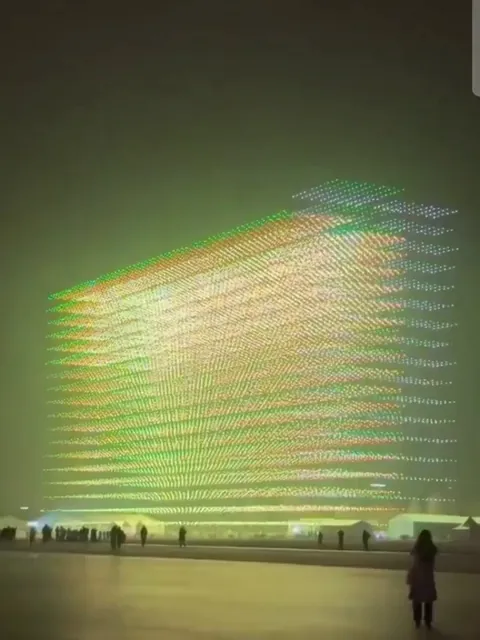 In Hefei, 20,000 drones lit up the night sky in a record-breaking display of synchronized technology and art