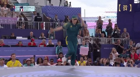 Australian breaker shows off her best moves