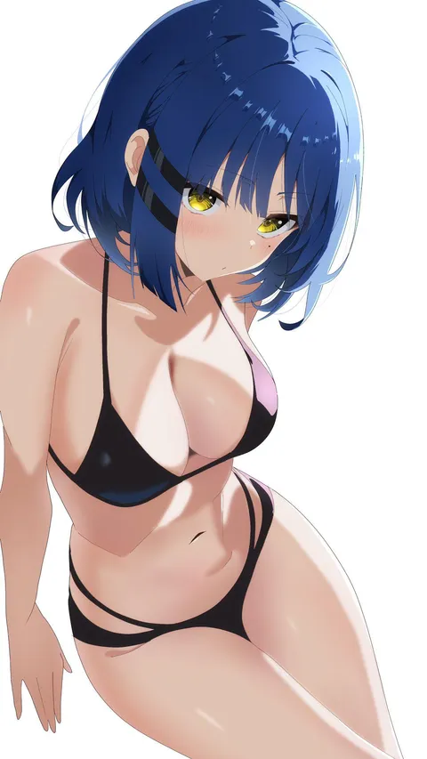 Ryo Yamada Rocking Her Black Bikini (Bocchi The Rock)